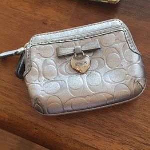 Coach wallet Silver